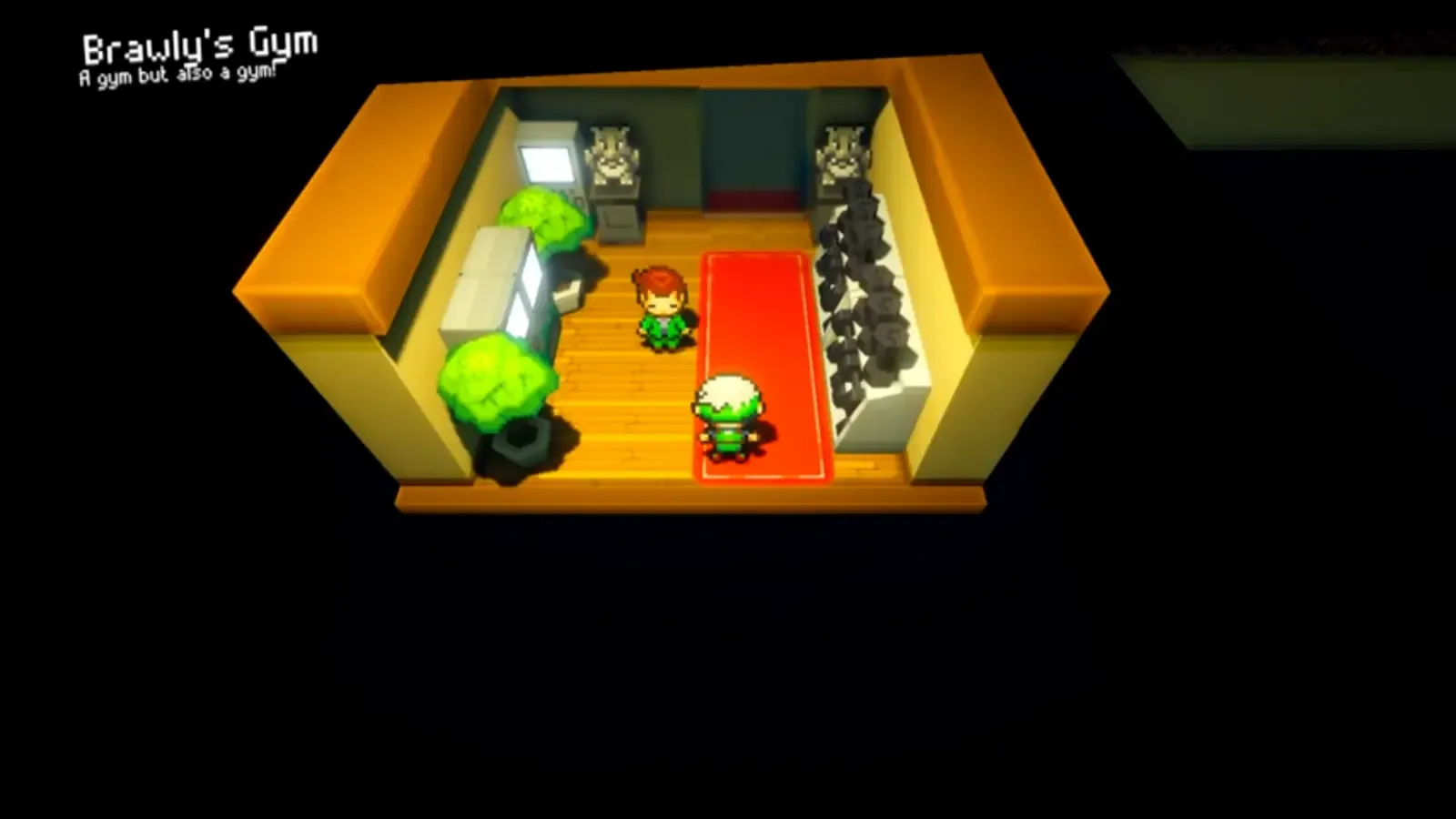 Entrance room of Brawly’s Dewford Gym
