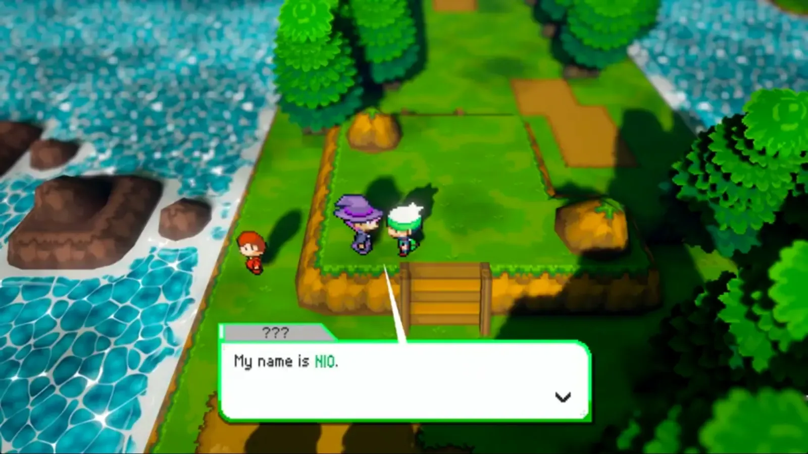 Eon Guardian Mio introducing herself on the eastern side of Route 103