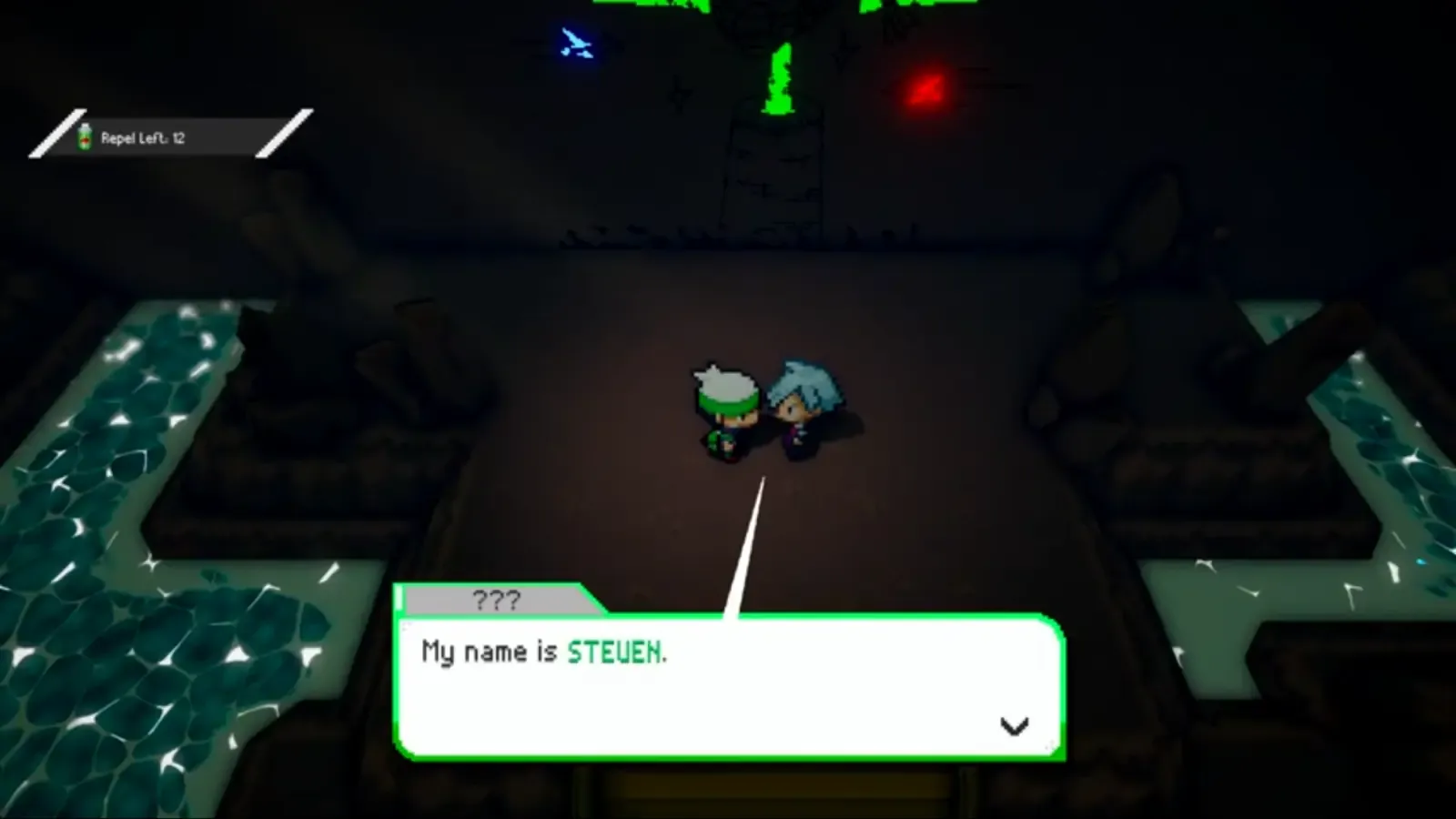 Steven accepting Mr. Stone’s letter in his Granite Cave room